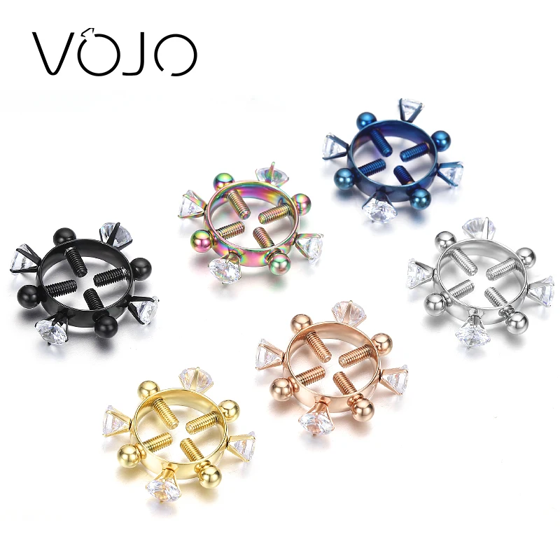 1 шт. кольцо для сосков из нержавеющей стали 18 видов |