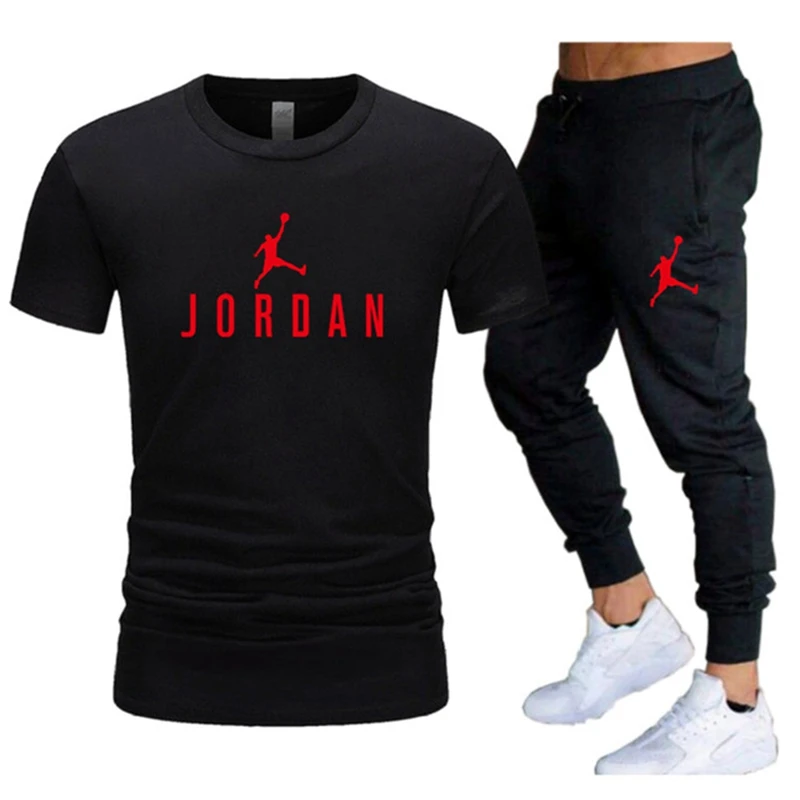 

Men's T-shirt and Shorts Sets Tracksuit Two Piece Casual Tops Training Sets Jogger Suits