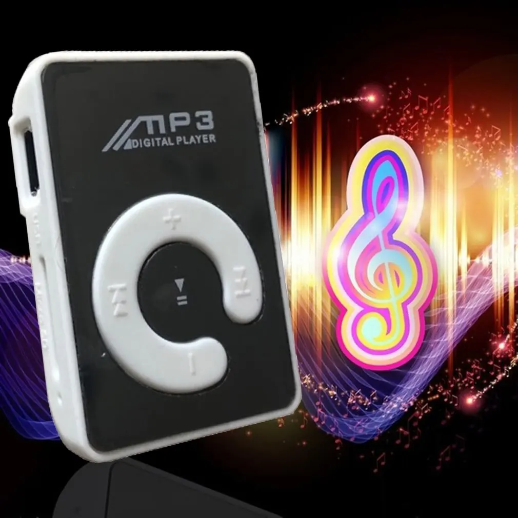 

Portable Mini Clip USB MP3 Player Music Media Support Micro SD TF Card Fashion Hifi MP3 for Outdoor Sports
