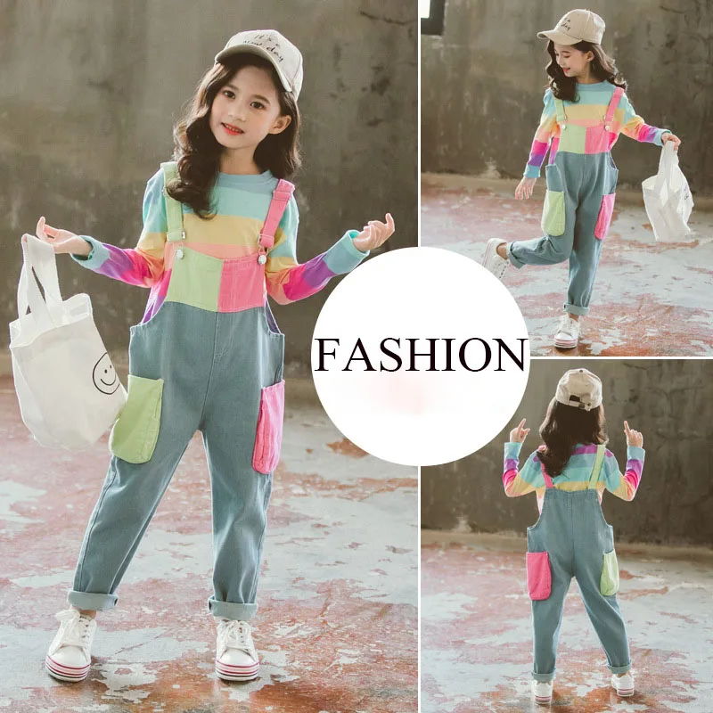 Комплект одежды для девочек Осенний спортивный костюм девочек-подростков