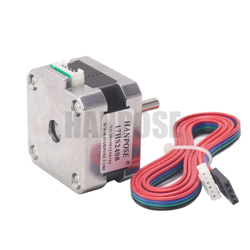 50 шт./лот 17HS2408 4 свинцовый Nema 17 шаговый двигатель 42 42BYGH 0.6A CE ROSH ISO CNC лазер для