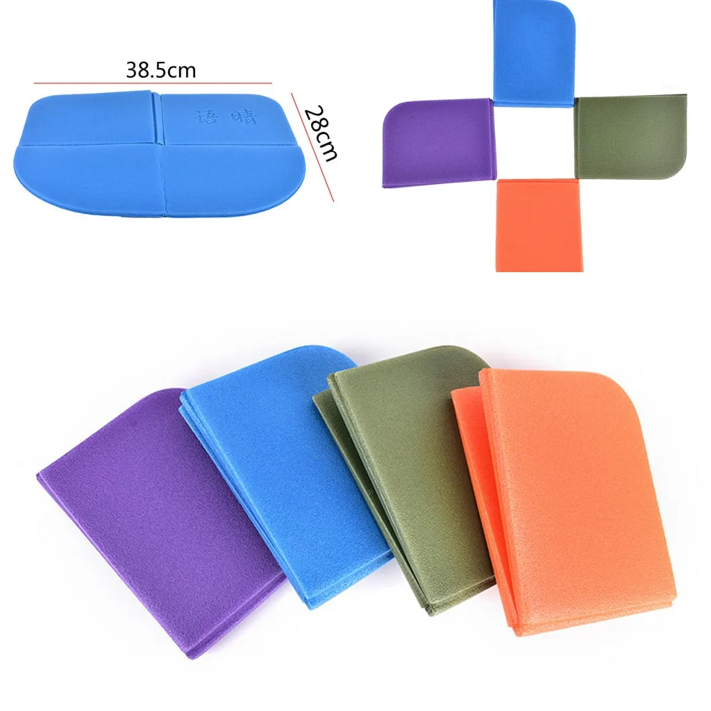 

2021 New 1PCS 38.5cm*28cm*0.6cm Foldable Camping Foam Seat Cushion Sitting Mat Outdoor Hiking Picnic Pad Hot Sale