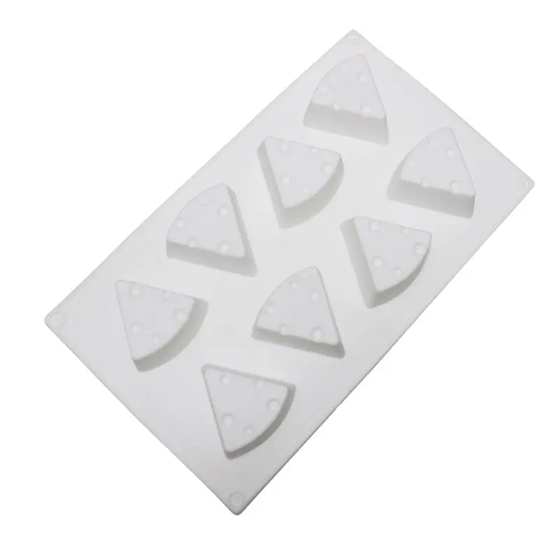 

Cute Cheese Shape Cake 8-Grid Mould Nonstick Stain Bakeware Cupcake Baking Pan Multifunctional Kitchenware Household Kitchen Gad