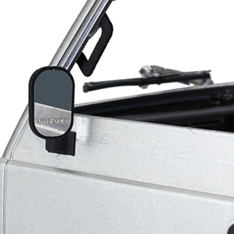 

2pcs Square Simulation Rearview Mirror Decoration Accessories for WPL D12 1/10 RC Car Spare Parts