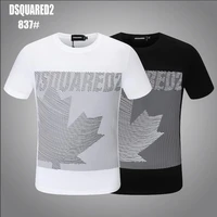 tide brand dsquared2 advanced printing round neck and short sleeves couple models 2021 womens clothing 837
