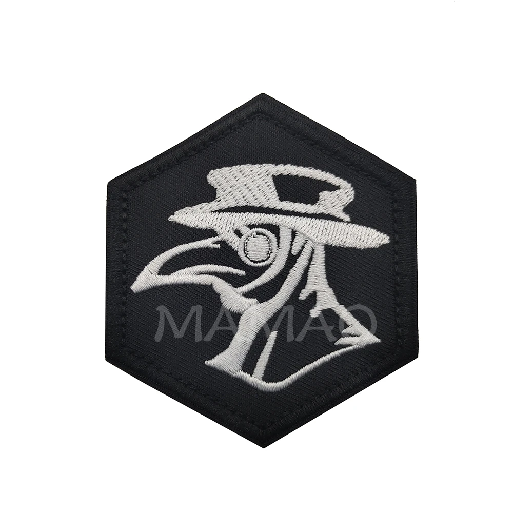 Эпидемия вирус борьба герой липучка Военный Патч медицинский персонал чума врач