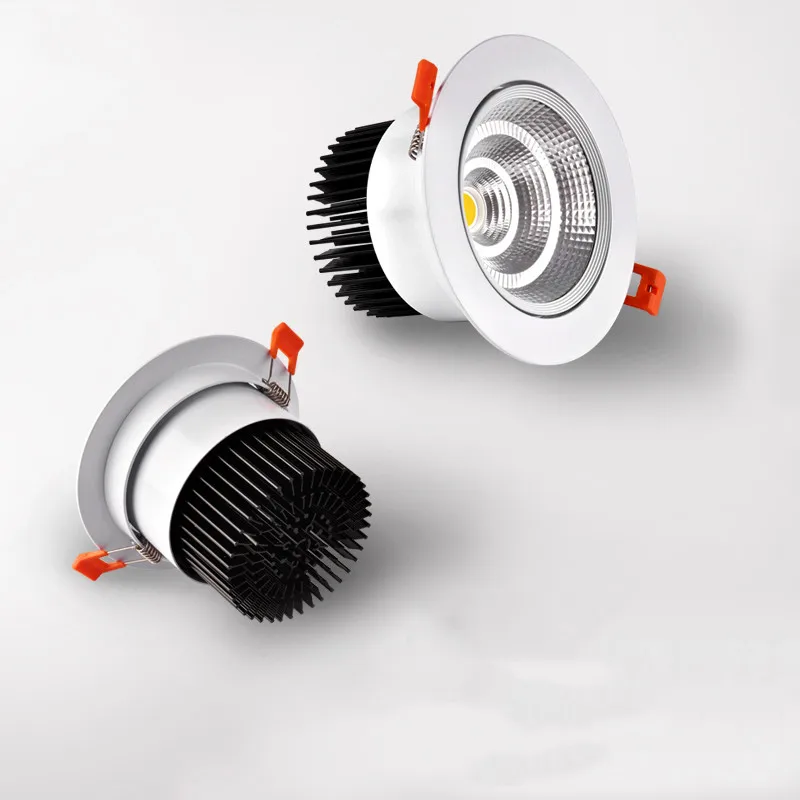 

Dimmable AC85V-265V 5W 7W 9W 12W 15W 18W 25W 30W CREE COB Downlight LED Recessed Ceiling Lamp Spot Light For Home Lighting