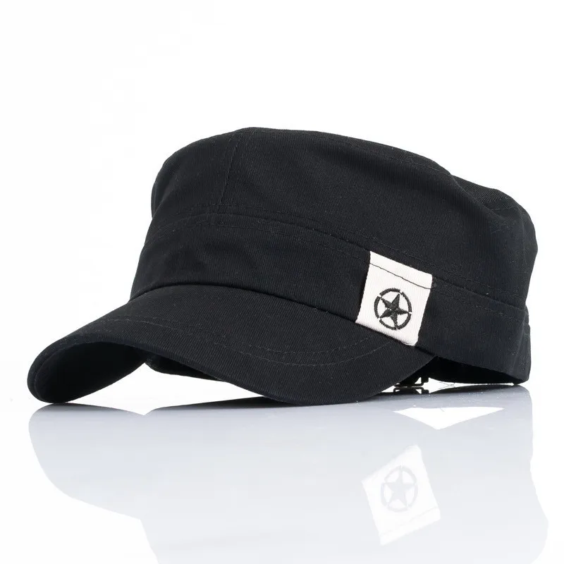 Мужская и женская кепка ZLD винтажная Кепка в стиле милитари на плоской подошве
