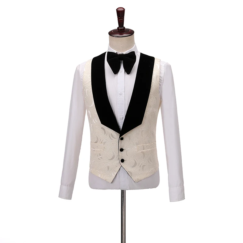 ЖИЛЕТ СВАДЕБНЫЙ мужской двубортный бархатный модный дизайнерский пиджак с