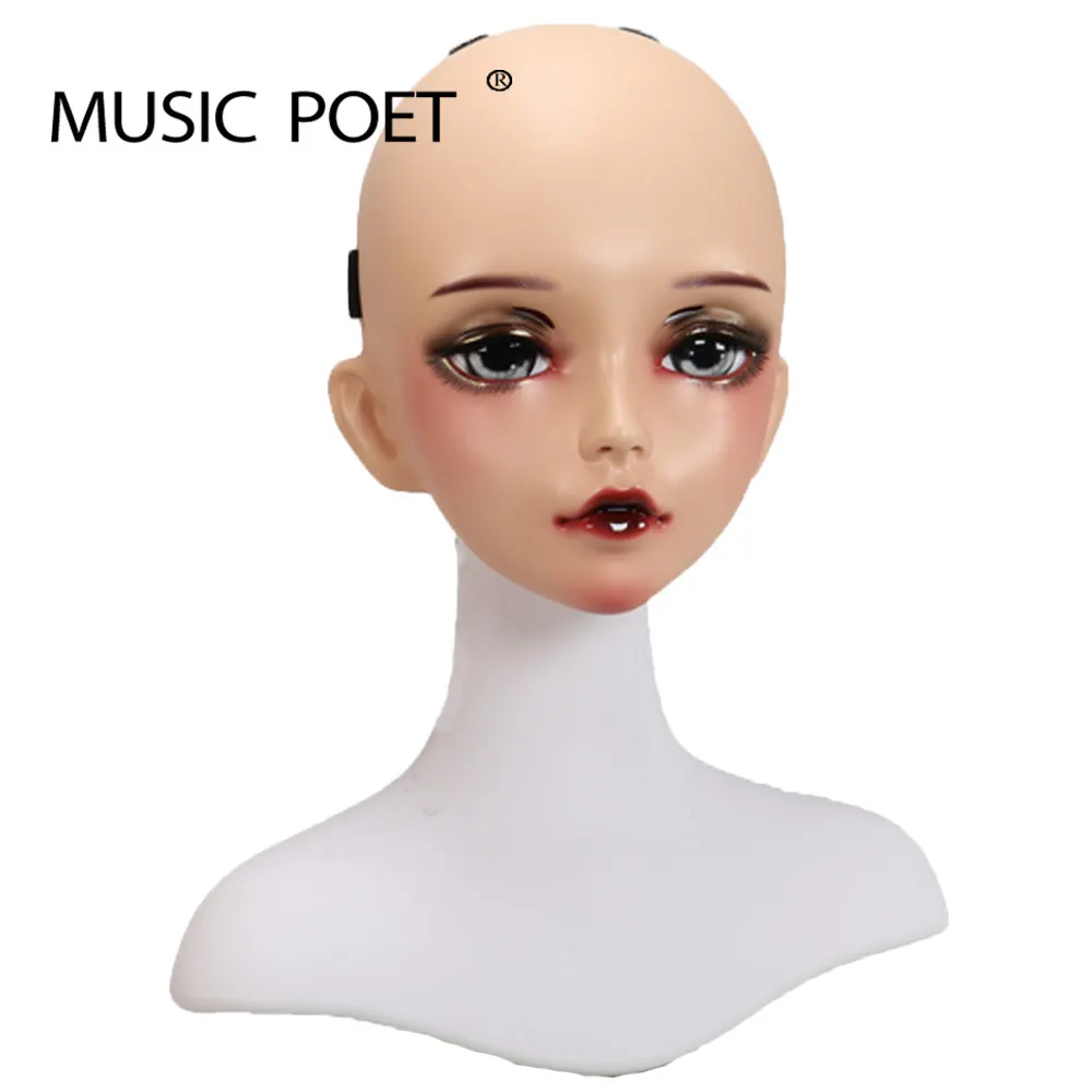 Аниме маска для девочек двухмерная трансвеститская женская Реалистичная