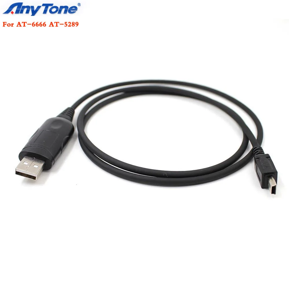 

USB Programing cable for Anytone AT-6666 28.000 - 29.699 Mhz 40 Channels Mobile Transceiver AT6666 AM / / FM / SSB 10 meter Rad