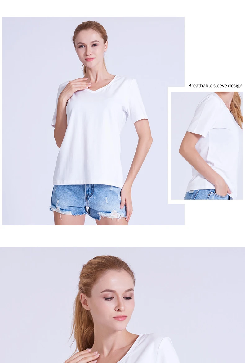 PREISEI футболка Пима хлопковая Футболка женская одежда тонкая Повседневная Camisas Mujer с v-образным вырезом с коротким рукавом Летний Топ белая футболка PV101W