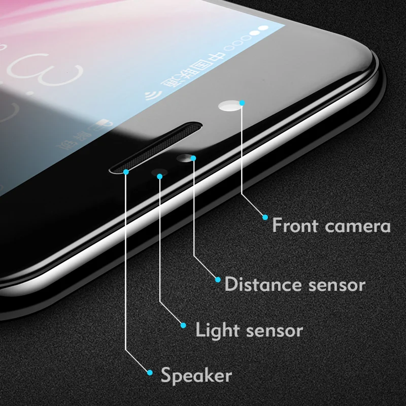 Benks 3D изогнутое закаленное стекло AGC HD полноэкранная защита для iPhone 8 7 plus SE 2