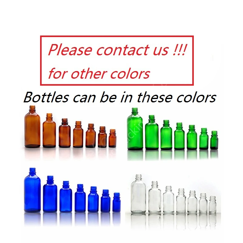 

500pcs/Lot Transparent Clear Glass Roll On Bottle Empty Essential Oil Bottle With White Cap 5ml 10ml 15ml 20ml 30ml 50ml 100ml