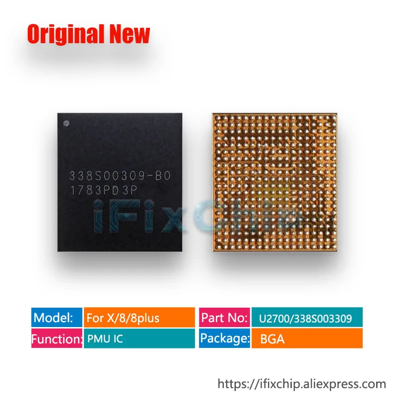 5 шт./лот 100% новый U2700 PMU для iPhone 8 /X /8 Plus PMIC большой основной чип управления питанием