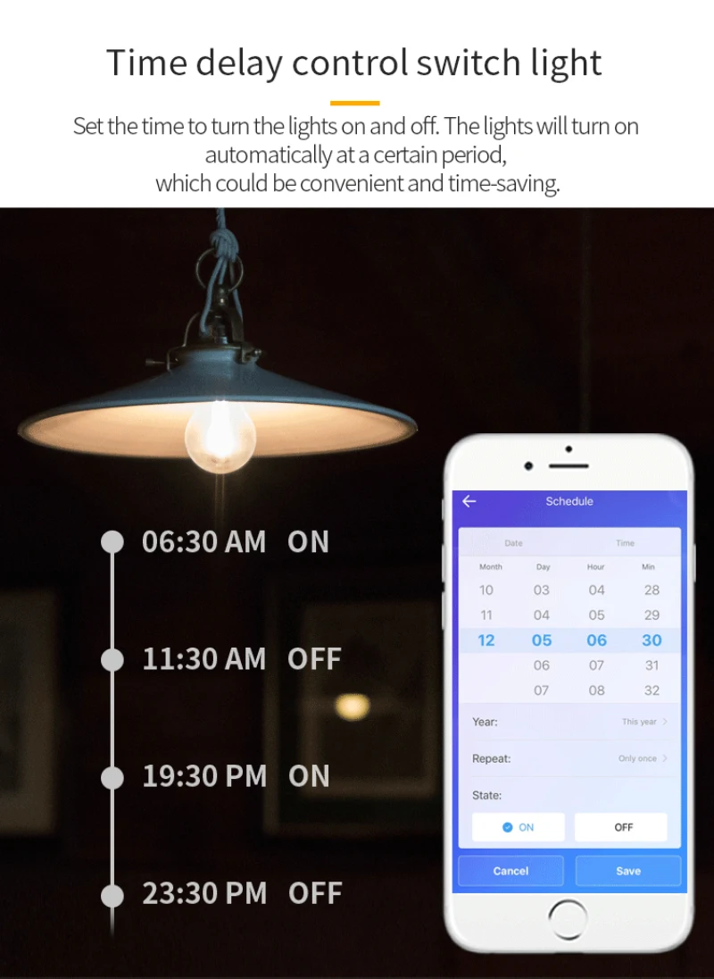 

JOSHNESE 220V WiFi Smart Filament Bulb eWeLink APP Remote Control color temperature Adjustable Bulb E27 7.5W Dimmable Bulb