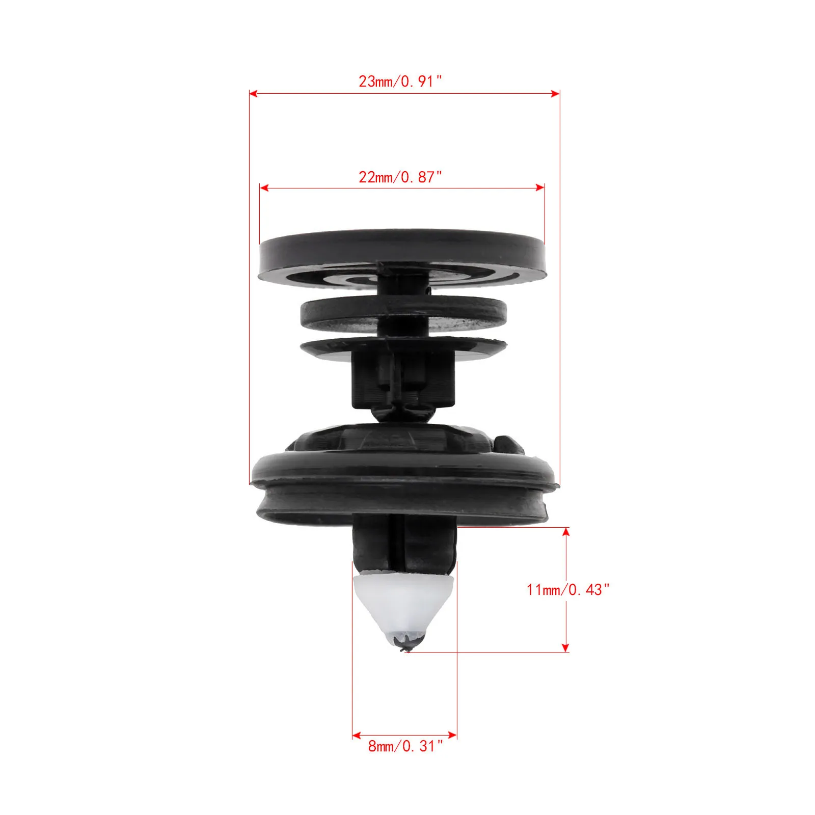 10 шт. зажимы отделки дверной панели нажимной тип крепежа зажим подходит для Sagitar