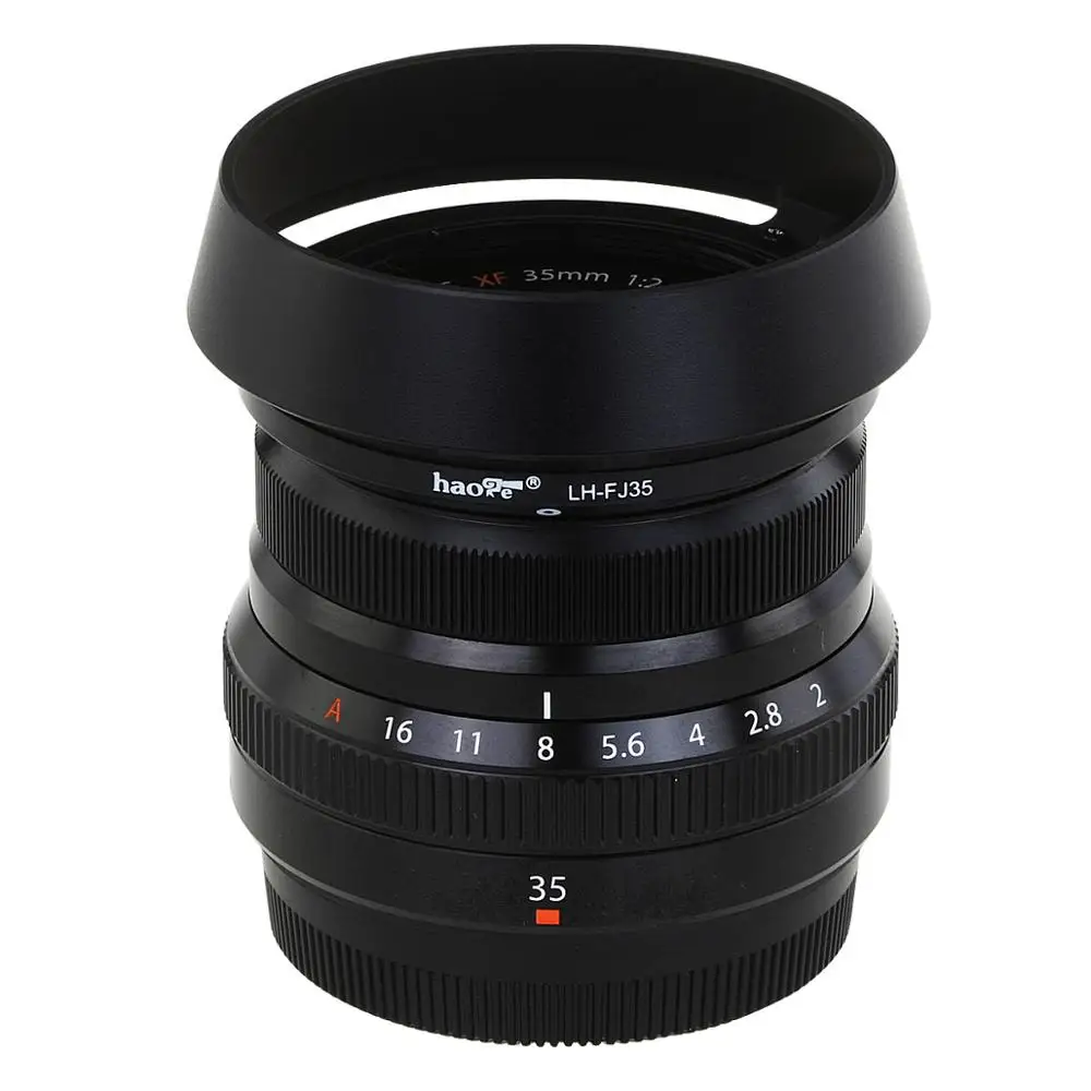Круглая бленда Haoge LH-FJ35 для объектива Fujifilm Fuji Fujinon XF 35 мм 23 f2 R WR LH-XF35-2 | Электроника