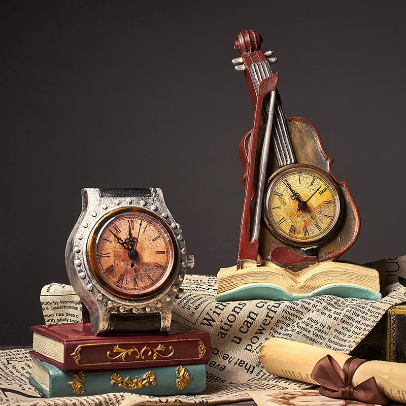 Часы в стиле ретро настольные украшения для дома кабинета офиса индивидуальные