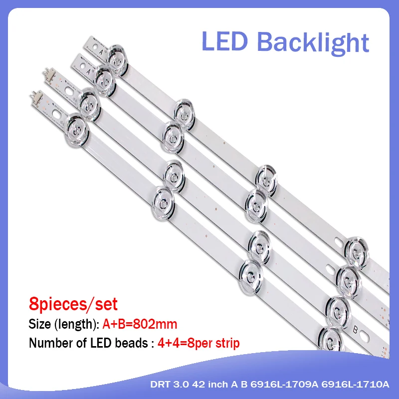 LED подсветка INNOTEK DRT 3.0 лента с 8 светодиодами для телевизора LG 42 дюйма 6916L 1709B 1710B 1957E