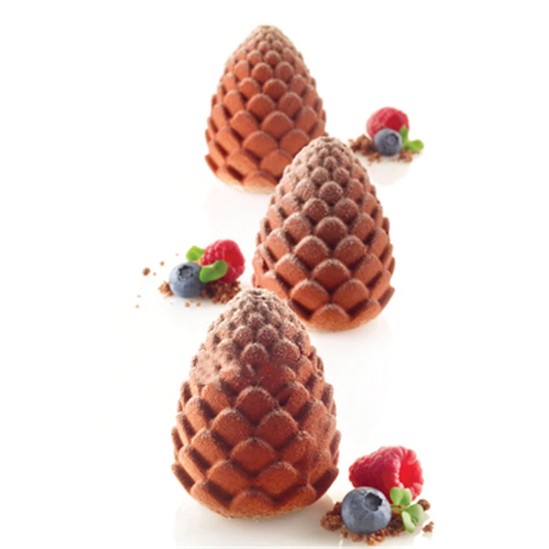 Silicone Pine Cones Cake Mold Mould Chocolate Sugar Bread Cookie Baking Molds | Дом и сад