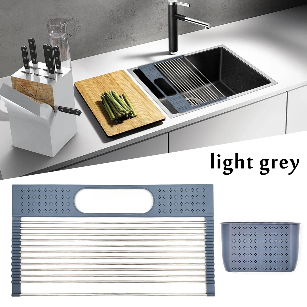 Сушилка для посуды 20 дюймов x 11 большая сушилка стойка кухонной раковины из