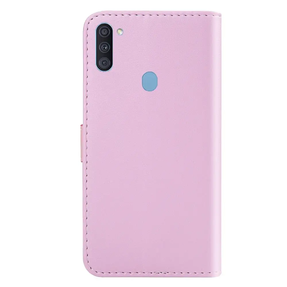 Магнитный кожаный тонкий чехол для Samsung Galaxy A31 A01 A11 A21 A41 A51 A71 A81 A91 A20E A70E откидная