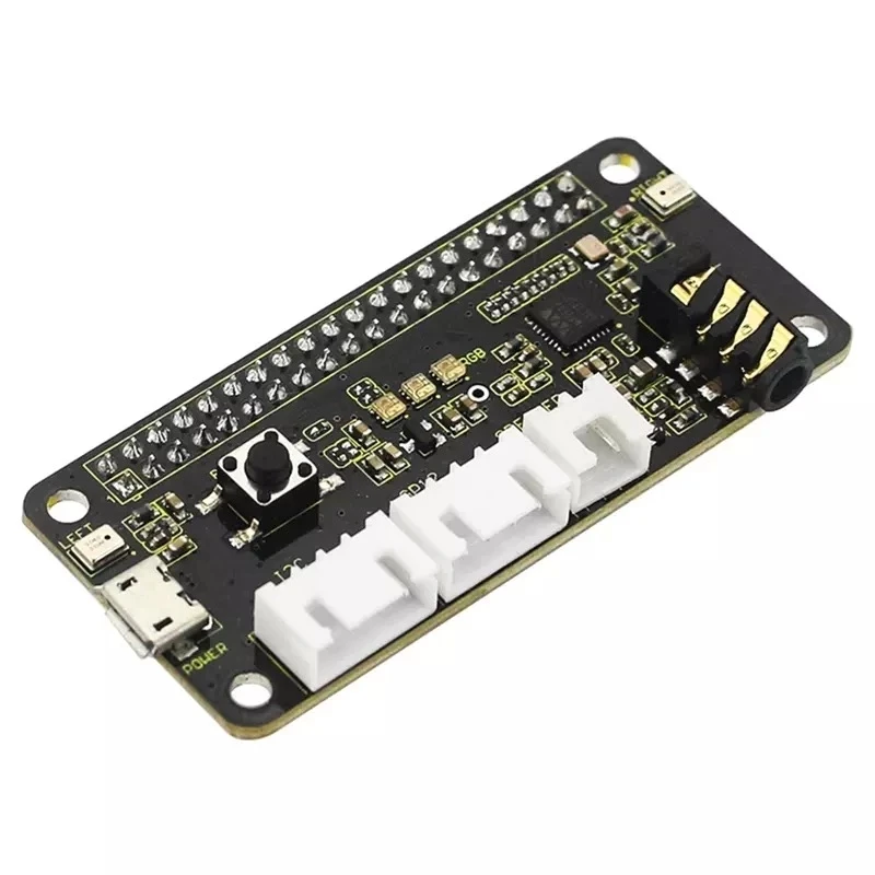 

5V ReSpeaker 2-Mic Pi HAT V1.0 Expansion Board for Raspberry Pi 4B / Zero / Zero +CE Compliant W/B+/3B+/3B