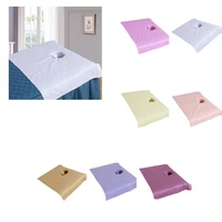 comfortable cotton spa massage table sheet beauty bed face hole towel cloth