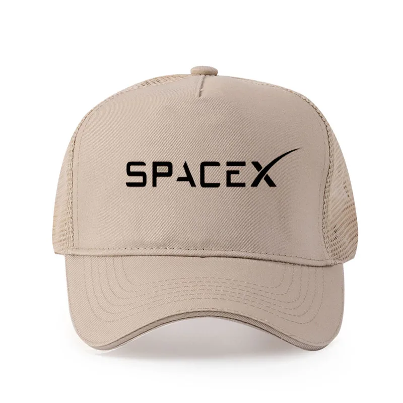 Бейсболка Spacex с принтом для весны и лета мужская женская уличная козырьком