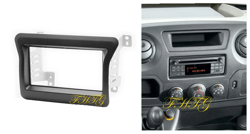 Автомобильный радиоприемник панель Fascia с gps навигацией подходит для 2010 Nissan NV400/ Opel