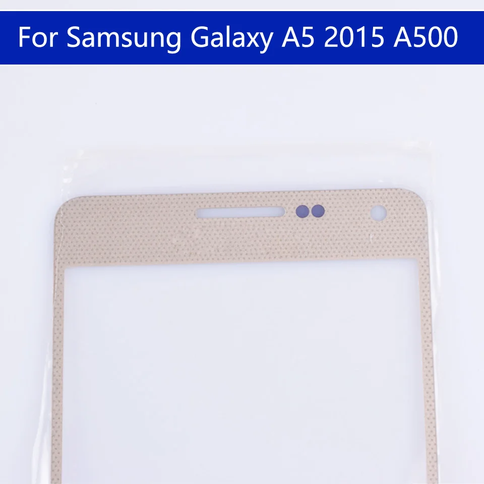 5.0" A500 For Samsung Galaxy A5 A500 A500F A500FU A500M A500Y A500FQ Front Outer Glass Touch Screen Lens Replacement