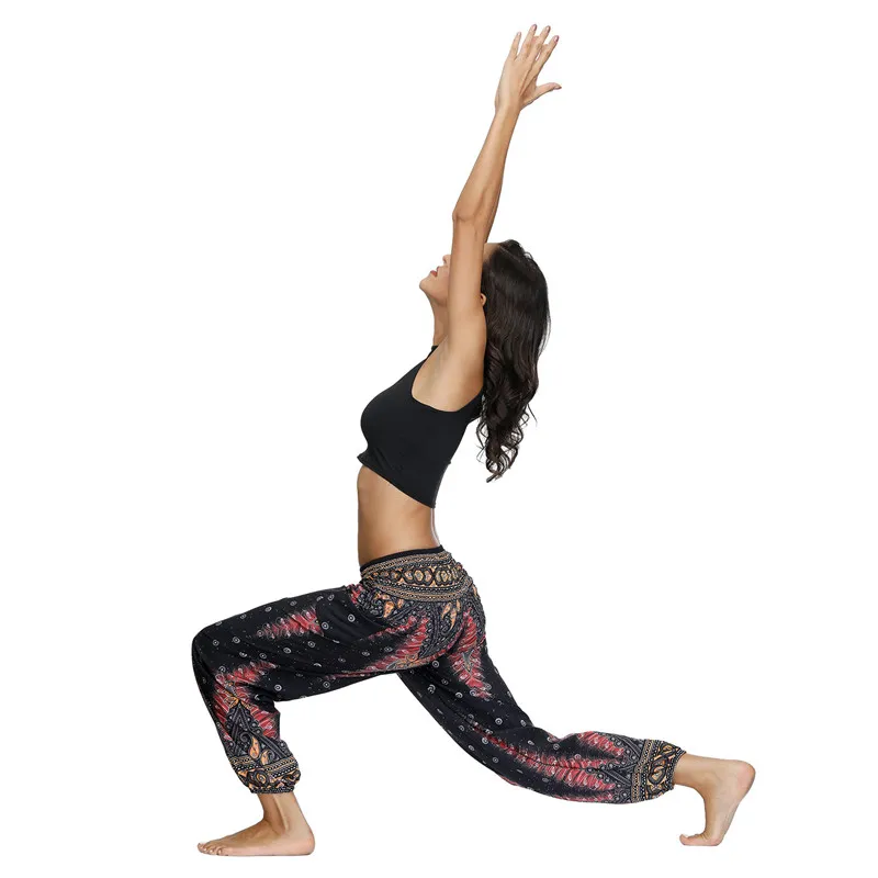 Женские спортивные штаны-шаровары для танцев 2020 винтажные длинные штаны с