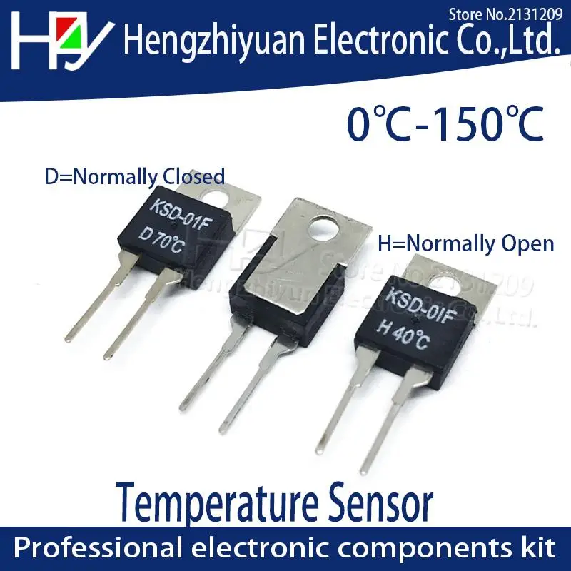 1.5A до-220 DIP терморегулятор Термостат KSD-01F JUC-31F предохранитель H D 80 85 90 95 C градусов