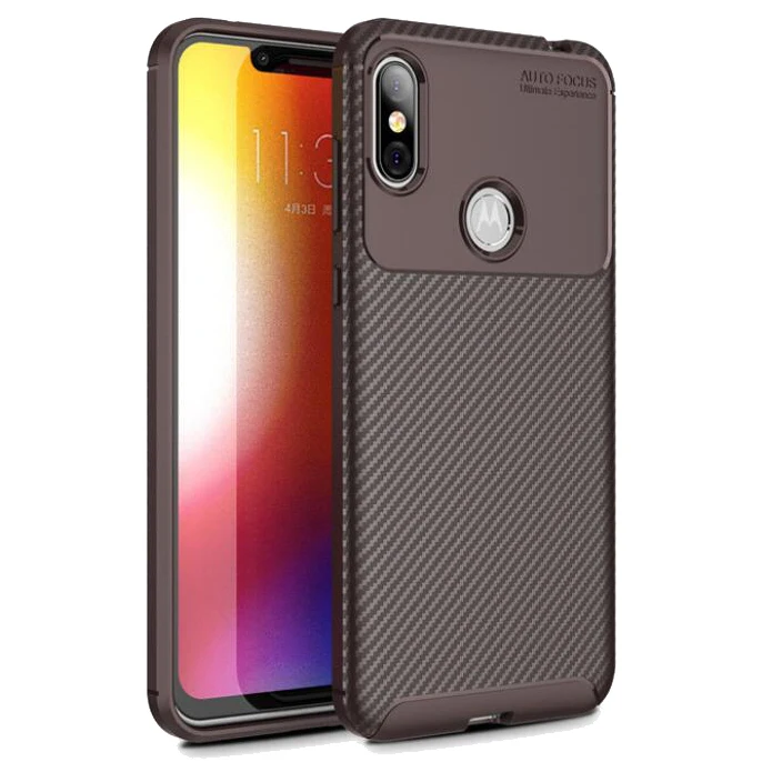 Чехол из углеродного волокна для телефона: Motorola G6 E5V Z3 P30 G7 ONE P40 E6 Z4 Play note power Plus Beetle