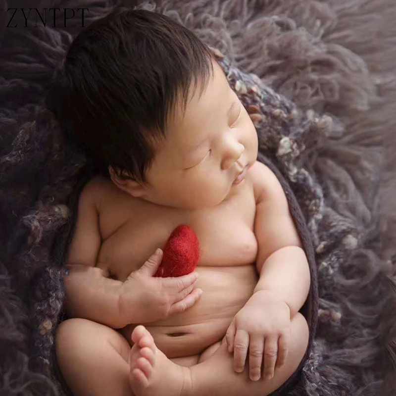 

5 цветов/набор шерстяной фетр любовь для новорожденных Фотография реквизит Детская фотография Фотостудия