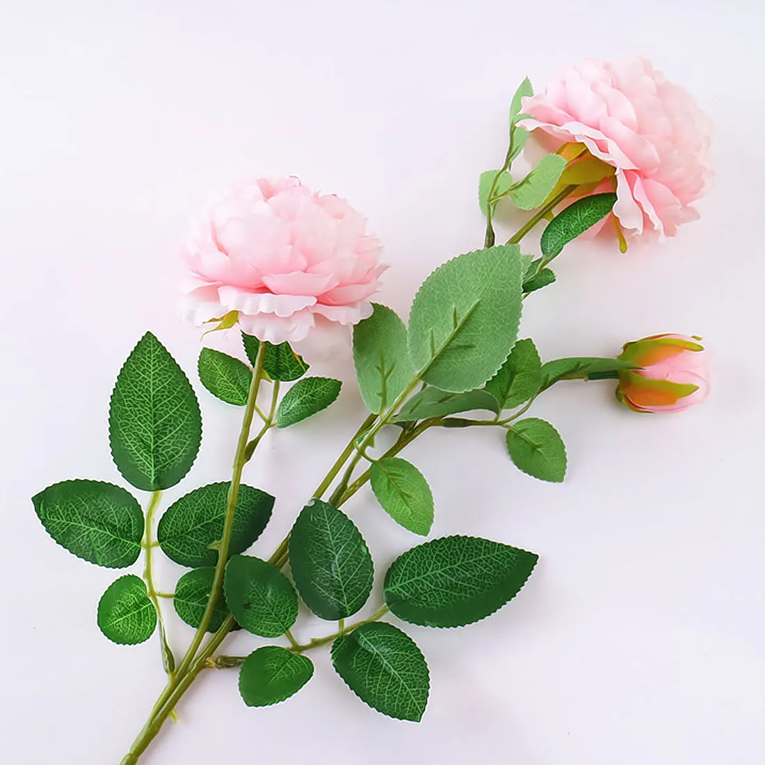 3 головы Шелковый Искусственный Пион 1 шт. свадебное украшение Цветочная ветка