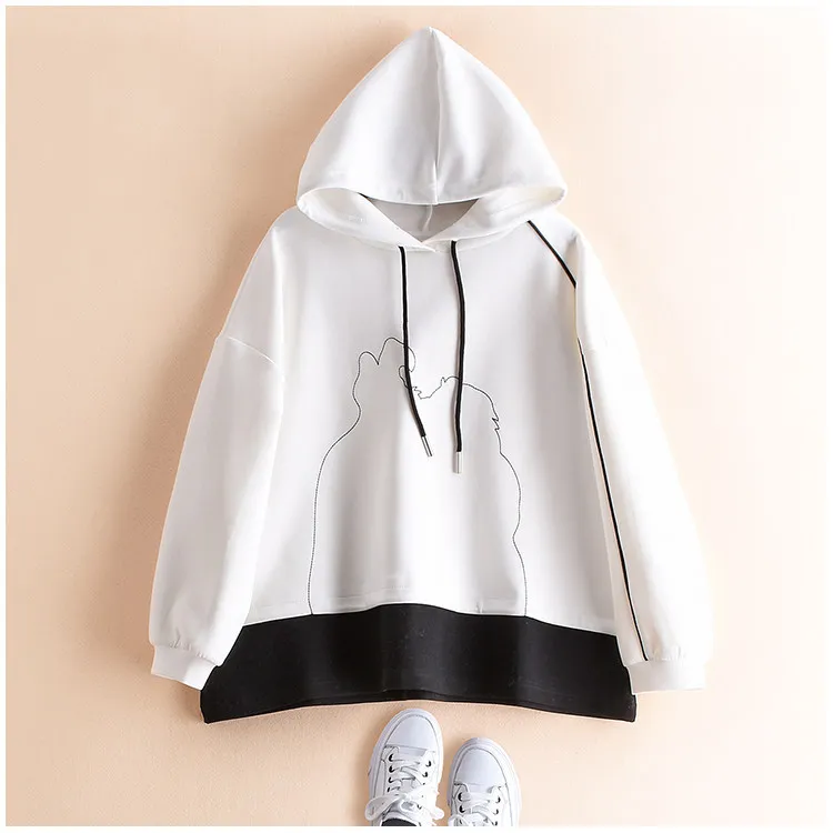 

2021 European and American popular long sleeve casual women's soft Hoodie