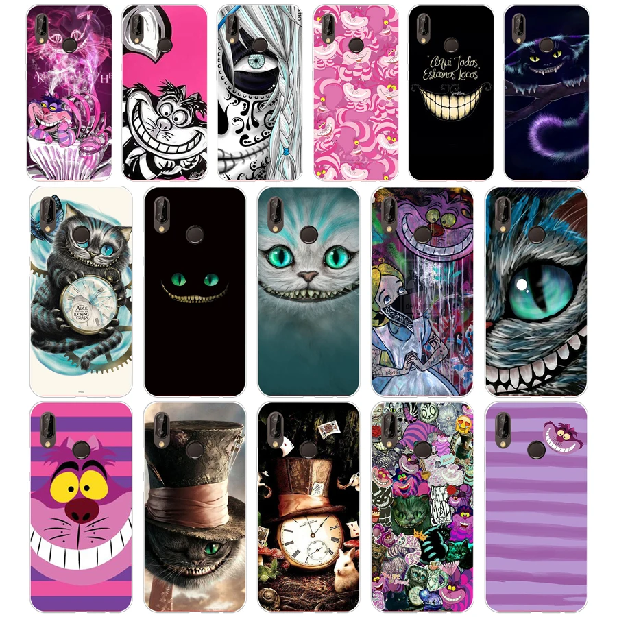 027FG маска Чеширского кота из Алисы в стране чудес мягкий силиконовый чехол ТПУ