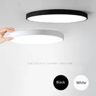 Ультратонкая светодиодная круглая потолочная лампа (18 ВтДневной светповерхностное крепление), панельные потолочные светильники для освещения спальни, кухни