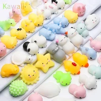 40pcs random animal squeeze toys set mini cutie kawaii antistress relief birthday party funny gifts favor supplies for children