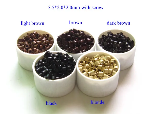 500 шт 3 5 мм микро звенья кольца Бусины для волос кольцо бусины без винтовой