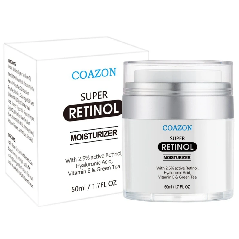 

Retinol 2.5% Whitening Face Cream Hyaluronic Acid AntiAging Remove Wrinkle Vitamin E Collagen Smooth Moisturizer Crea Care