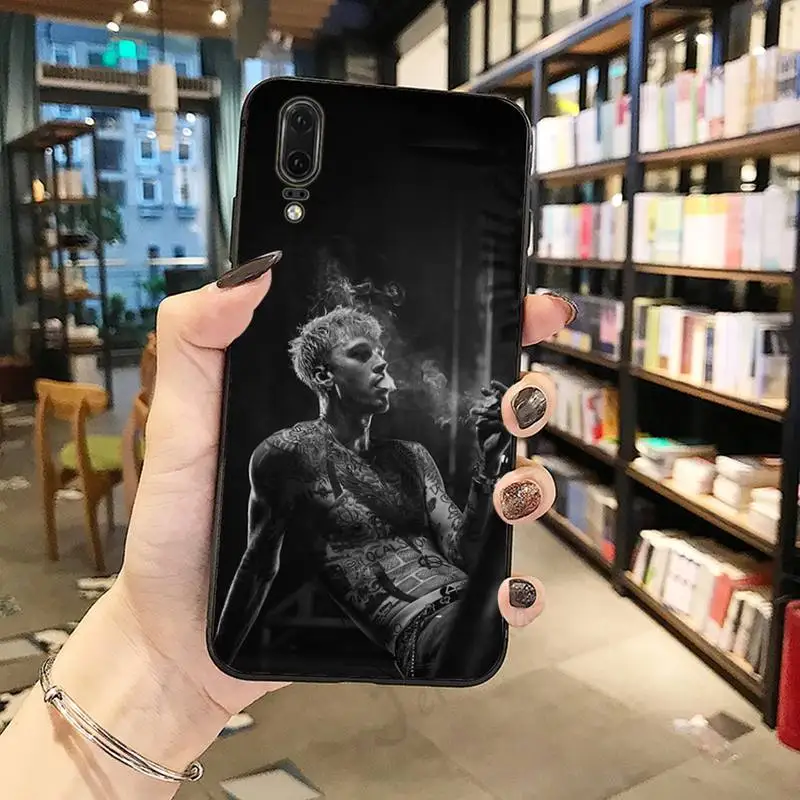 

Machine Gun kelly rapper Phone Case For Huawei honor Mate P 10 20 30 40 Pro 10i 9 10 20 8 x Lite