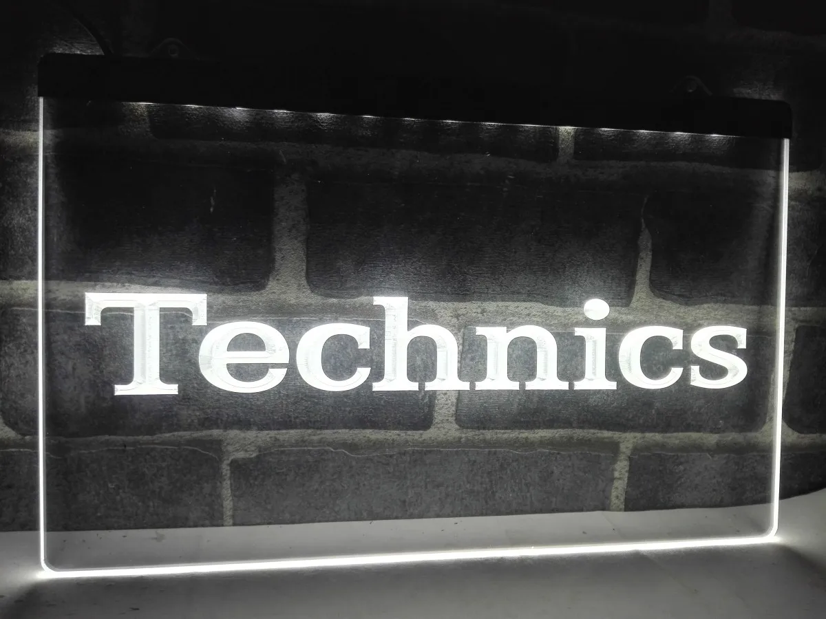 K149 Technics поворотные столы Dj музыка Новый светодиодный неоновый Световой