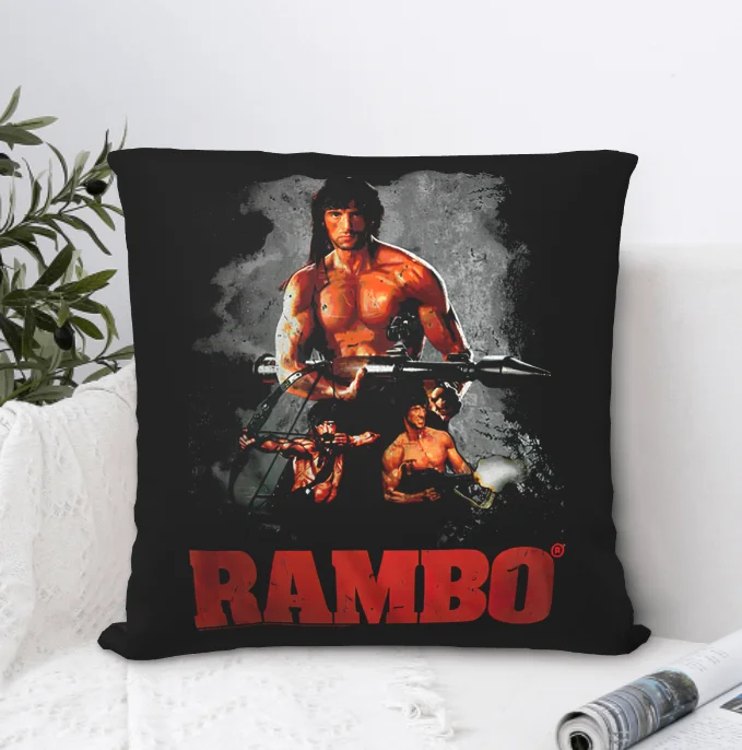 

Коллаж Rambo, подушка с принтом, чехол, раньше, чехлы для дивана, подушки, чехол, декоративная подушка