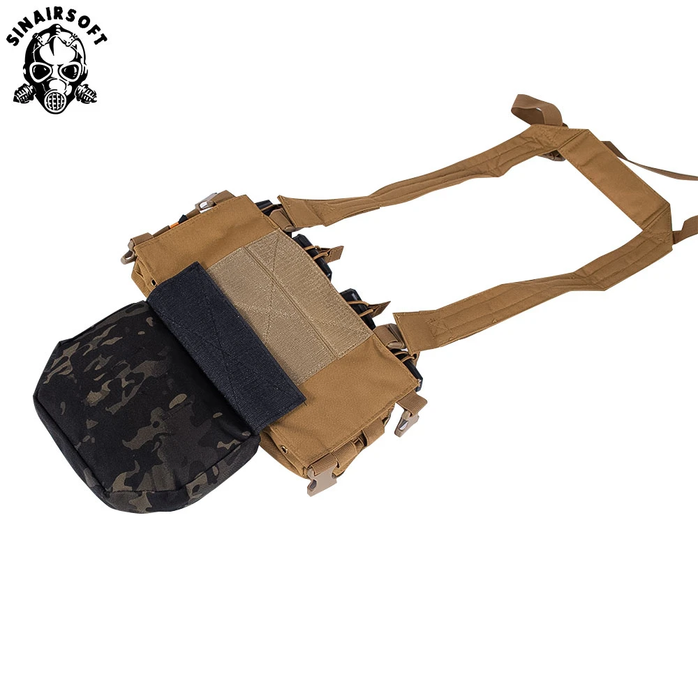 Мужской Тактический TCM Нейлоновый Нагрудный Чехол Molle System Magazine Pouch Drop Dump Для