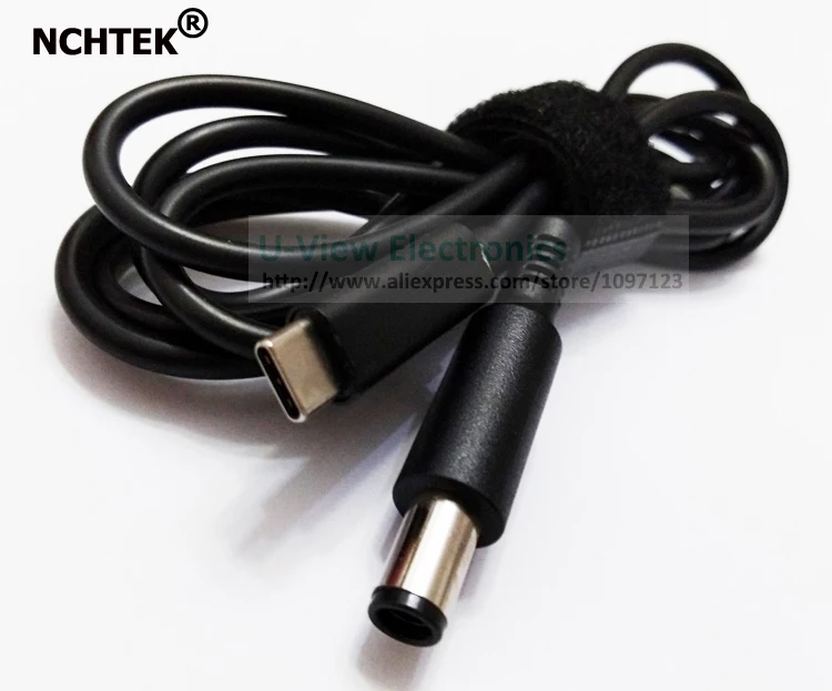 NCHTEK USB Type C штекер для постоянного тока 7 4*5 0 мм PD зарядный адаптер питания кабель