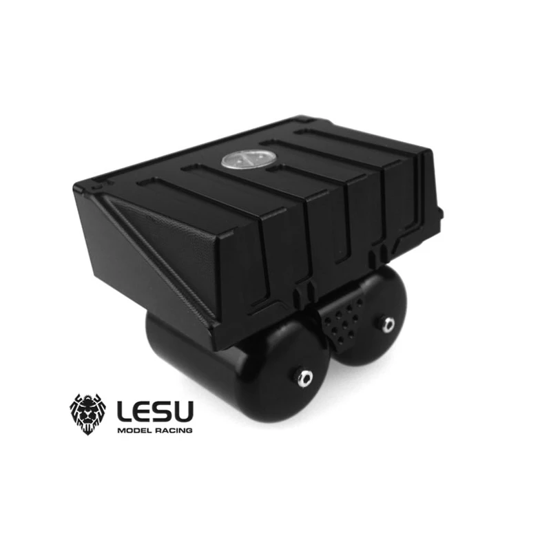 LESU металлический батарейный отсек Воздушный бак Deco 1/14 Tamiya MAN RC Трактор модель
