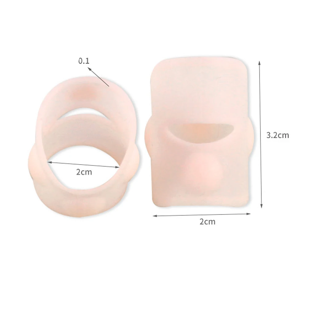 

5 Pairs Silicone Toe Nail Correction Fixer Ingrown Toenail Corrector Brace